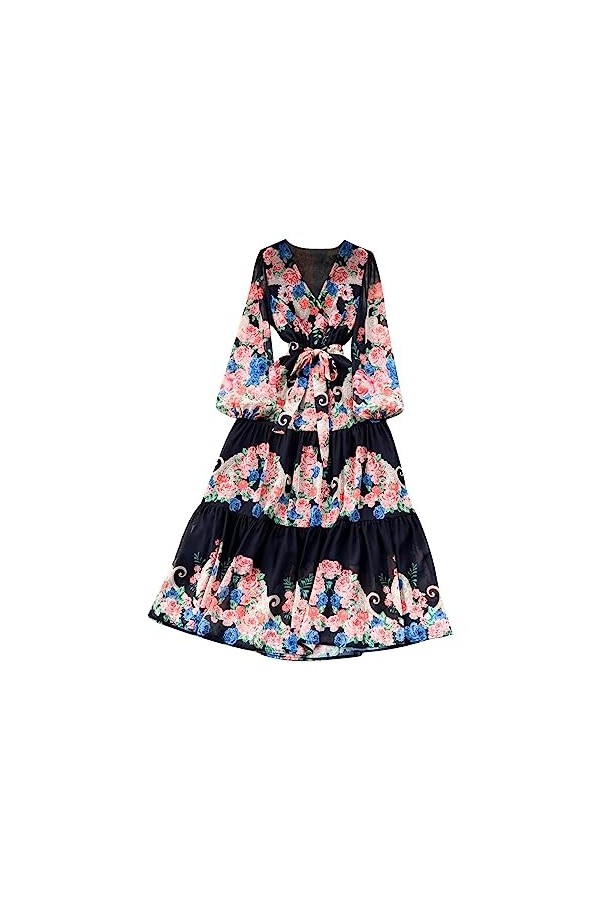 Dinnesis Chemises Médiévales pour Hommes Blanc Femmes Printemps Été À Manches Longues Lien De Cour Européenne Style Floral Ro