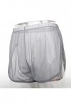 Boxer sexy en maille transparente pour homme - Stretch et respirant - Doux et ample, Lot de 1 - Gris 8382 , XXXL