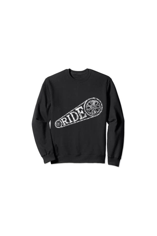 Ride - Idée cycliste de VTT Sweatshirt