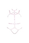Ceinture porte-jarretelles grande taille harnais complet pour femme soutien-gorge dodu Halloween grande taille lingerie punk 