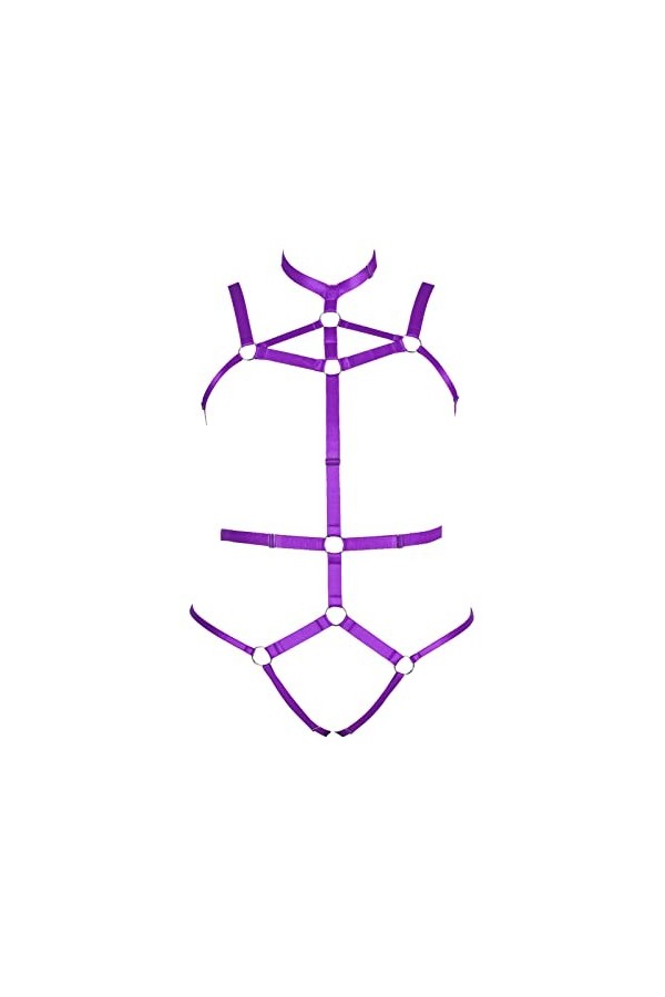 Ceinture porte-jarretelles grande taille harnais complet pour femme soutien-gorge dodu Halloween grande taille lingerie punk 