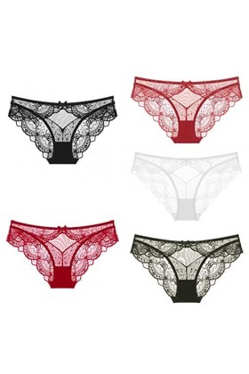 JYLJLL Culotte en Dentelle Rise Culotte Sexy en Dentelle Transparente Chaude pour Femme Transparente Respirante