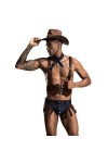 Costume de Voleur Cosplay de Cowboy Occidental pour Hommes Tenue de Jeu Rôle Vêtement Érotique Dhalloween Déguisement de Fli