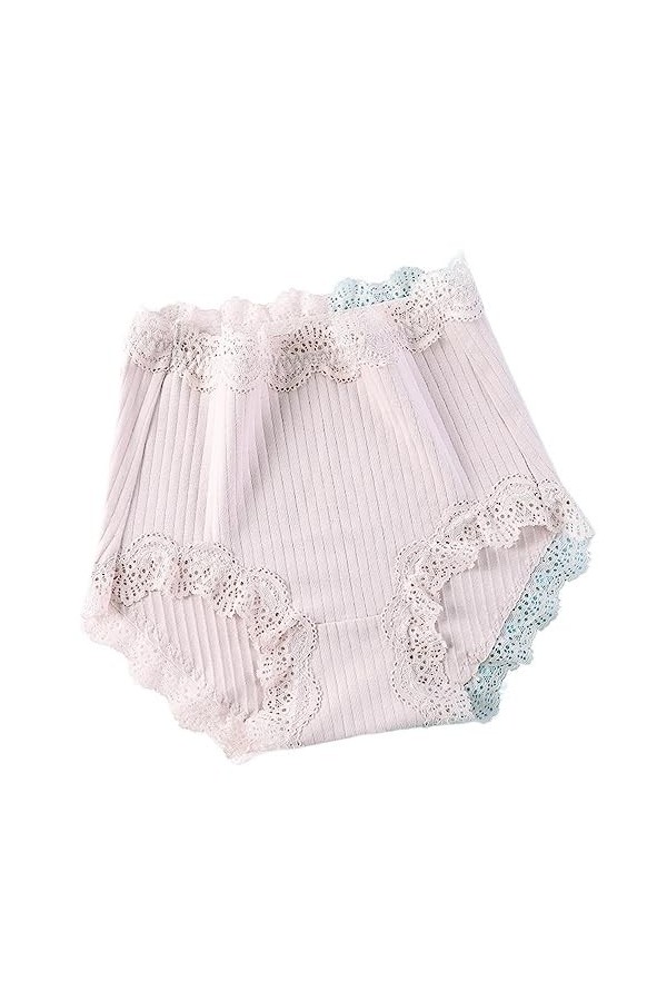 ADAMKI Culottes for Femmes Confort Coton Culotte Extensible à Couverture complète Dentelle Respirante sous-vêtement Ultra Dou