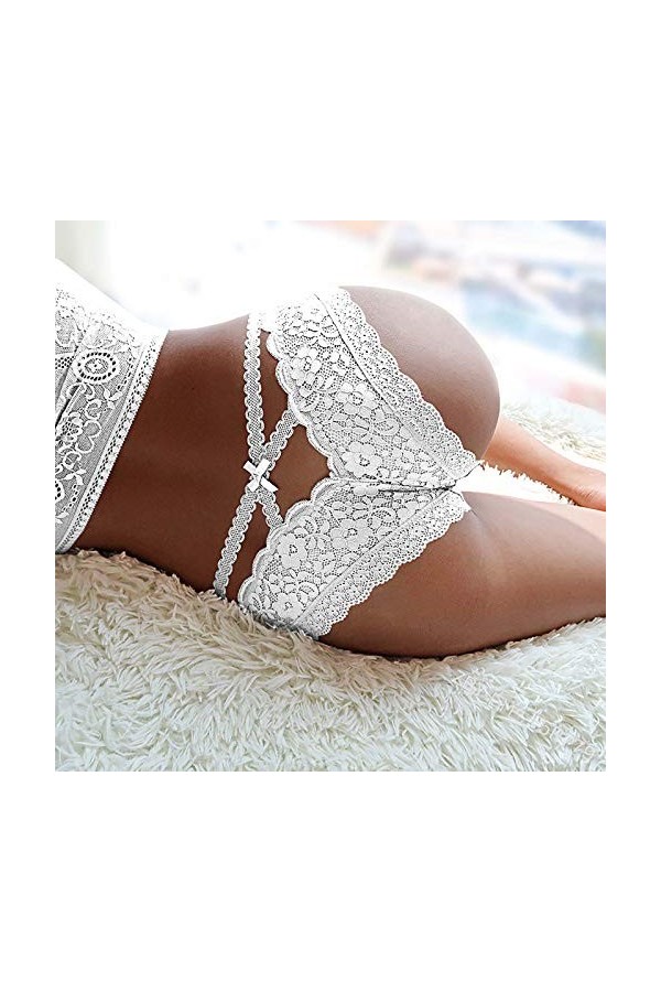 Goosuny sous-Vêtements Femmes Dames String Strings T Dos Culottes Taille Basse Mémoires Femme Dentelle String Bikini, sous-vê