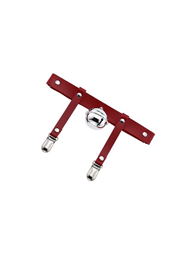 VLIZO 3pcs Heart Leather Girl for Garter Accessories Suspender Costume Harness Women Supplies Bar Garters Band Gothic Free Co