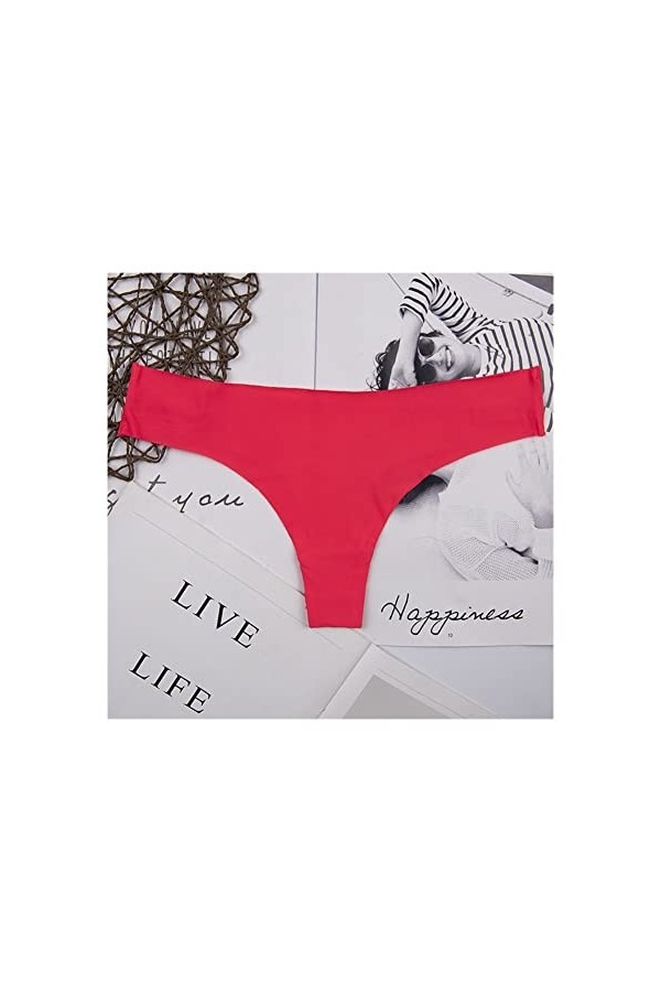 PBLCYUT Femmes G-String Interest Sexy Sexnemless Leopard Dames poteries Lingerie Bikini pantwear Pantalon String intimawear 