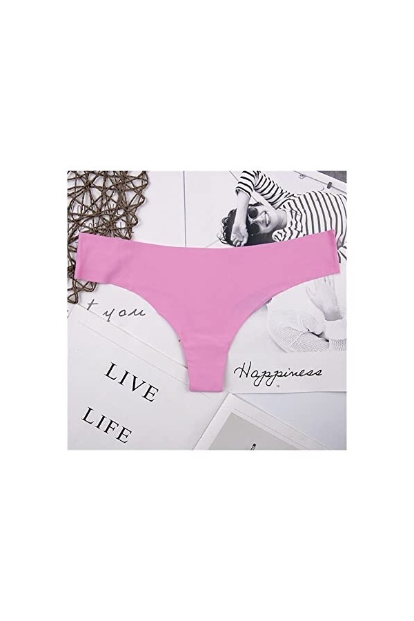 PBLCYUT Femmes G-String Interest Sexy Sexnemless Leopard Dames poteries Lingerie Bikini pantwear Pantalon String intimawear 