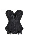 YUANYUAN520 Femmes Sexy Dentelle Rouge Bustier Femme Élastique os Supérieur Steam Punk Plus Taille Corset Top for Femmes Club