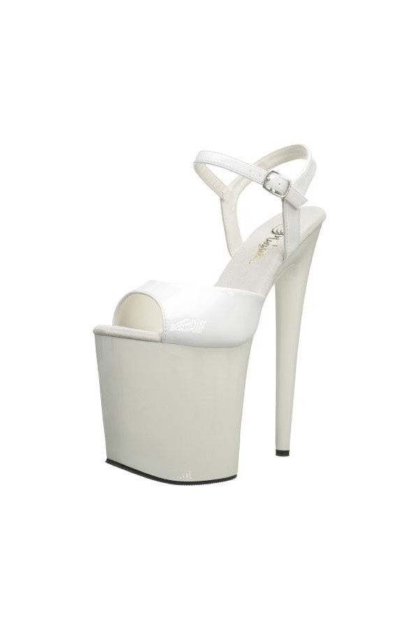 Pleaser FLAMINGO-808LG CLR/SLV Multi Glitter UK 4 EU 37 