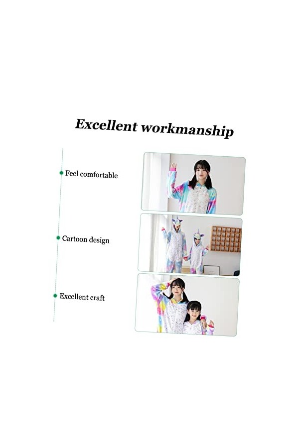 VALICLUD Pyjama Une Pièce pour Enfants Pyjamas pour Enfants Pyjama Barboteuse Vêtements De Nuit De Dessin Animé pour Enfants 