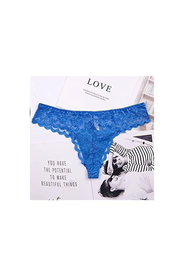 PBLCYUT Femmes G-String Interest Sexy Sexnemless Leopard Dames poteries Lingerie Bikini pantwear Pantalon String intimawear 