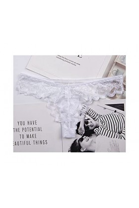 PBLCYUT Femmes G-String Interest Sexy Sexnemless Leopard Dames poteries Lingerie Bikini pantwear Pantalon String intimawear 