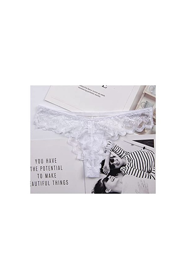 PBLCYUT Femmes G-String Interest Sexy Sexnemless Leopard Dames poteries Lingerie Bikini pantwear Pantalon String intimawear 