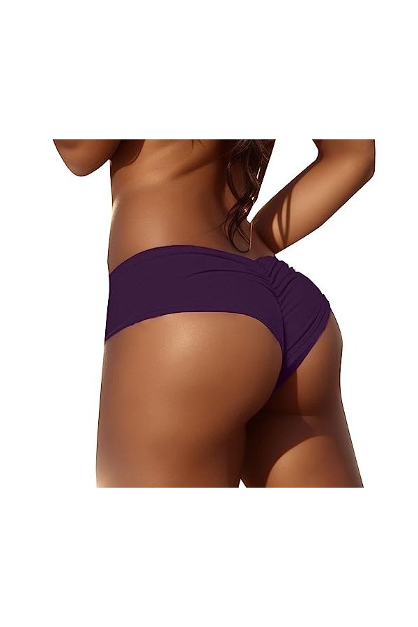 Culotte brésilienne pour femme Bikini Hipster Sous-vêtements Culotte Culotte Tangas Culotte Culotte Ouverte String Femme Sexy