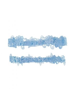 CAREEN Ensembles de Jarretelles de mariée, 1 Paire, Jarretelles Florales Extensibles, Ensembles danneaux de Jambe for Mariag