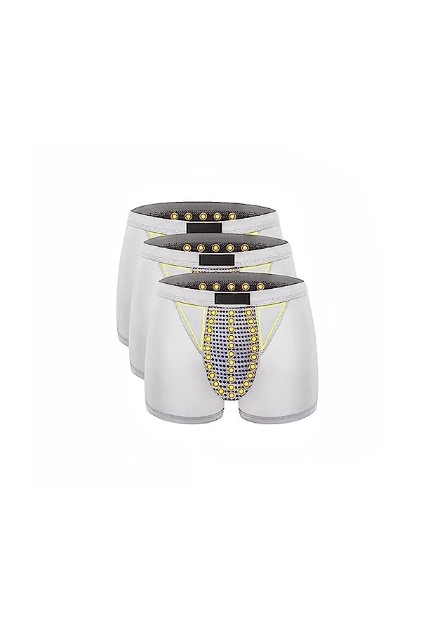 POCHY Boxer Sexy pour Hommes Thérapie Magnétique Soins de Santé Gros sous-vêtements à lentrejambe Élargissement Pantalon Int