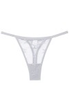 Culottes et Slips Slip Femme Comfort Knickers 3 pièces doux papillon dentelle maille string for femmes Transparent creux sous