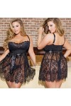 NA ZCLS Femmes Sexy Lingerie Chaude Érotique Vêtements Porno Dentelle Fleur Vêtements De Nuit sous-Vêtements De Nuit Robe De 