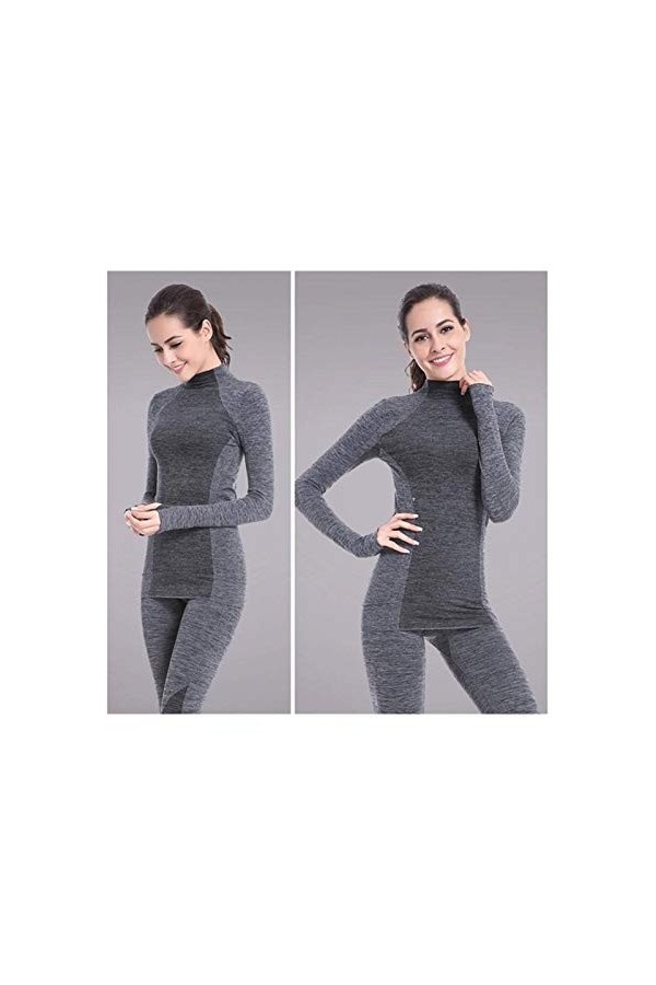 Survêtement sous-vêtements Thermiques Femmes dhiver Rapide sous-vêtements Haute Élastique Longue Sec Femmes Ensemble Réchauf