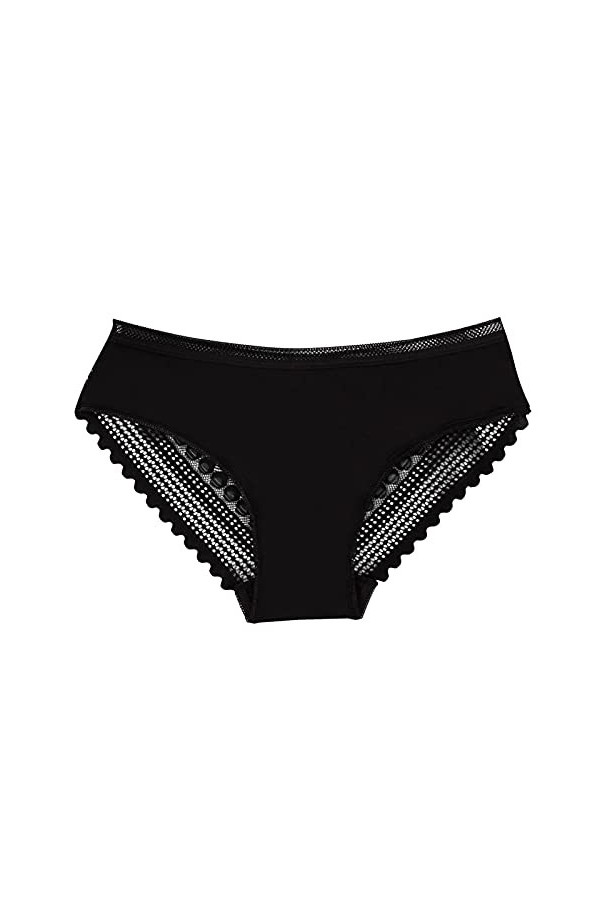 String sexy en dentelle pour femme - Doux et respirant - String hipster - Sous-vêtements ouvert - String brésilien - Sous-vêt
