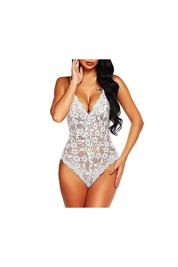 Lingerie De Nuit Lingerie Sexy Tentation Jacquard Une Pièce