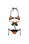 Chemises De Nuit Femme Dames Femmes&nbsp;&nbsp;&nbsp;Costumes D&nbsp;Halloween&nbsp;&nbsp;&nbsp;Ensemble De Lingerie&nbsp;Sexy&nbsp;Soutien-Gorge Bikini avec G-String Br