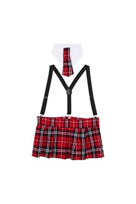KSDFIUHAG Vêtements Techniques Et Spéciaux Lingerie Sexy Femmes Cravate + Jupe À Carreaux Angleterre Cosplayy Étudiant Unifor