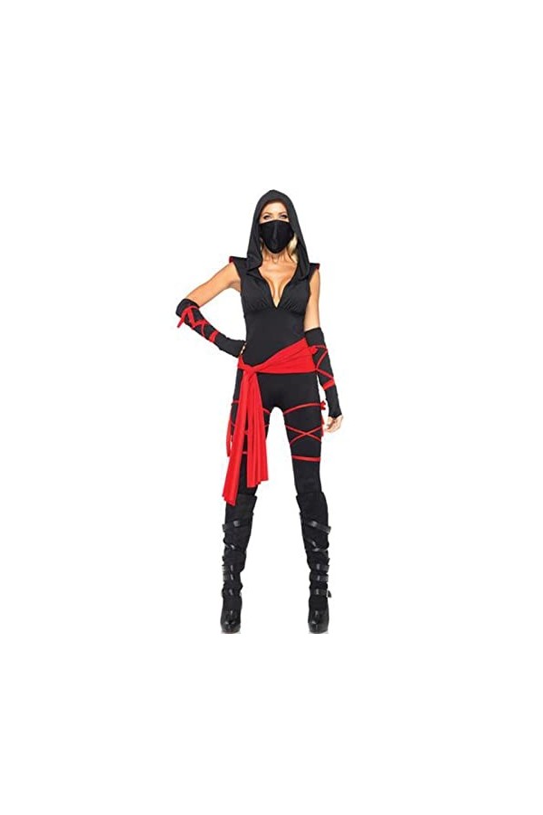 TOZLU S-XL Costume de cosplay pour femme, naruto samouraï, Halloween, jeu de scène, uniforme, L