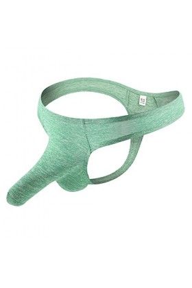 LOEBKE Nez déléphant pour Hommes G-String Ultra-Doux String Slip Elephant Trunk Underwear 3PCS