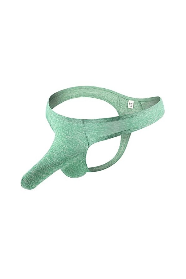 LOEBKE Nez déléphant pour Hommes G-String Ultra-Doux String Slip Elephant Trunk Underwear 3PCS