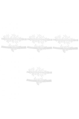 ifundom 4 Ensembles Anneau De Jarretière Jarretelles pour Le Bal Porte-Jarretelles De Mariage Jarretière Strass Jarretelles e