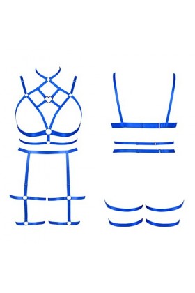 Femmes Sling Sling Lingerie Grande Taille évidée Garter Lingerie Ensemble Punk Gothique Carnaval Noël Halloween Party Costume