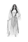 Classic Pink Robe Sexy Costume Femme Halloween Déguisement Mariée fantôme Costumes Cosplay Blanc M