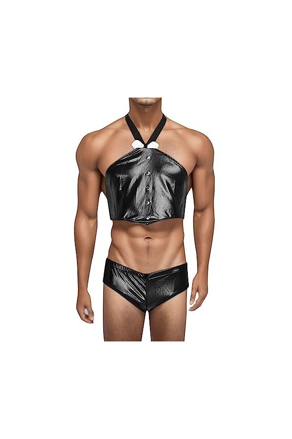 SKFLABOOF Érotique Lingerie Homme Transparent Bite Deguisement Ficelle Coquin Sexy Hot String Jockstrap Slip Borat Costume Dr