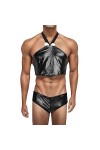 SKFLABOOF Érotique Lingerie Homme Transparent Bite Deguisement Ficelle Coquin Sexy Hot String Jockstrap Slip Borat Costume Dr
