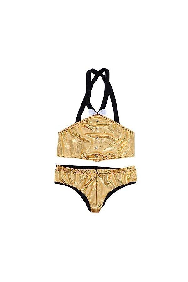 SKFLABOOF Érotique Lingerie Homme Transparent Bite Deguisement Ficelle Coquin Sexy Hot String Jockstrap Slip Borat Costume Dr