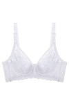 Femmes Sexy Dentelle RéGlable Respirant Soutien - Gorge 3/4 Tasses éTé Push - Up Mince Doux Soutien - Gorge Maille Dentelle P