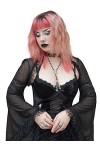 SHANHE Goth Dark Mall Esthétique Sexy Dentelle Sheer Robes Style Grunge Punk Halter Partywear Robe Midi Élégant Bandage Alt O
