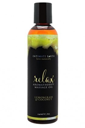 Intimate Organics Massage à lHuile la Citronnelle/Noix de Coco 240 ml