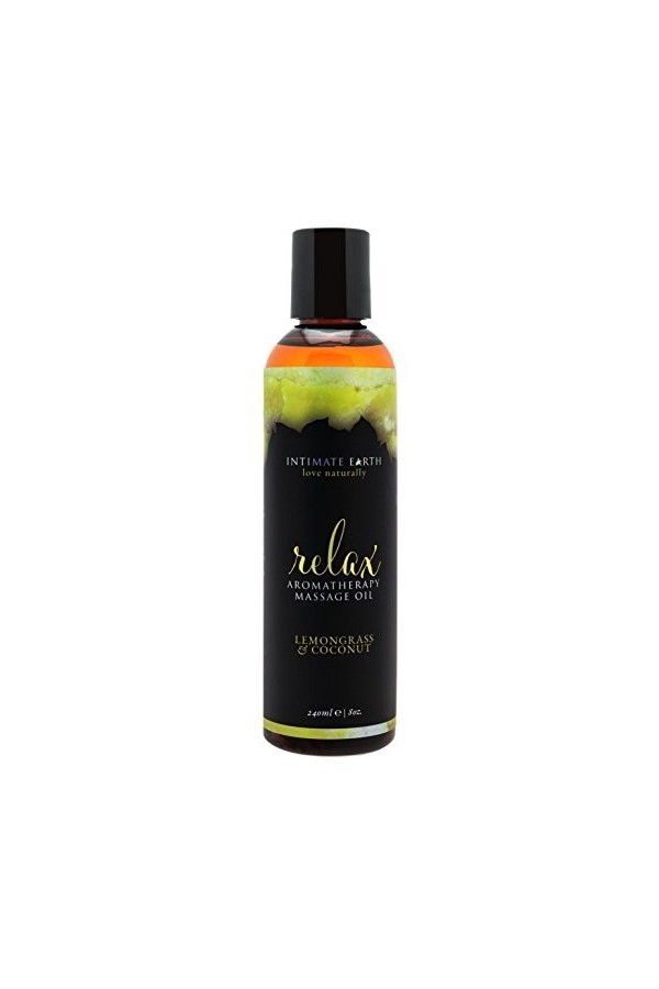 Intimate Organics Massage à lHuile la Citronnelle/Noix de Coco 240 ml