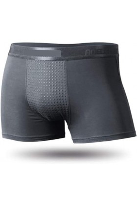 Boxer De Thérapie Magnétique Pour Homme - Sous-vêtement Respirant Pour Des Soins De Santé Optimaux L,Noir 