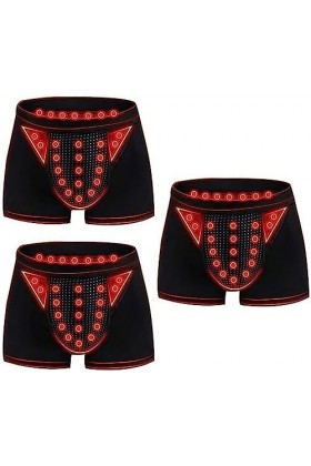 Caleçon Thérapie Magnétique Soins De Santé Sous-vêtement Délargissement Pour Hommes Pantalon Intérieur Doux Et Respirant L,