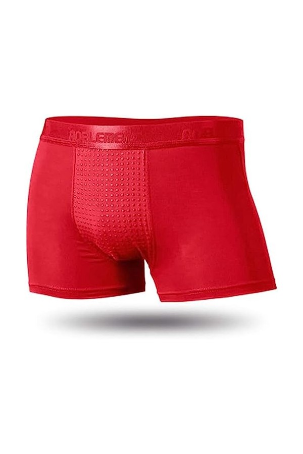 Boxer Pour Homme Avec Thérapie Magnétique Tourmaline, Améliore Le Confort Et Le Bien-être. L,3pcs Rouge 