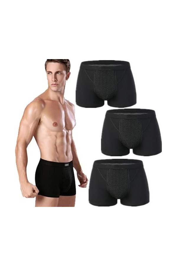 Sous-vêtements Physiologiques Pour Hommes De Thérapie Magnétique, Caleçons Pour Améliorer La Santé, 52 Aimants énergétiques, 