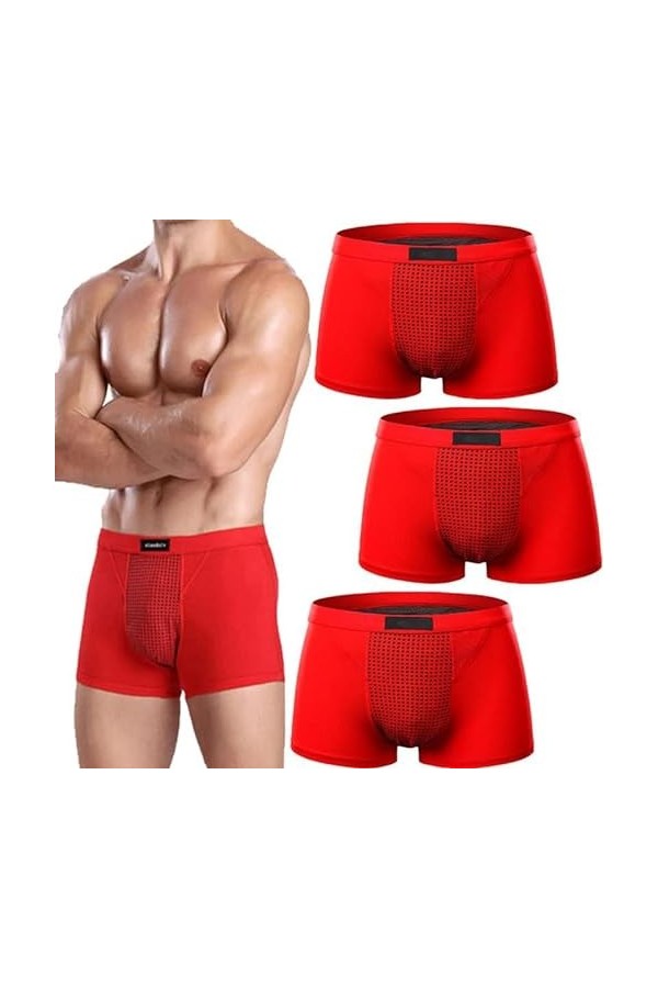 Sous-vêtements Physiologiques Pour Hommes De Thérapie Magnétique, Caleçons Pour Améliorer La Santé, 52 Aimants énergétiques, 