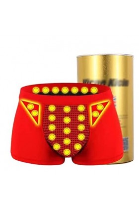 Hommes Culottes Glace Soie Respirant Thérapie Magnétique Énergétique, Élastique Élargissement Sous-Vêtements XL,3 PIÈCES 