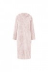 Générique Femmes Pyjamas Flanelle Épaissie Long Manteau Homewear Pyjamas Femmes Lingerie De Jeu De Rôle Pink, XL 