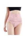 String sexy en dentelle pour femme - Ouvert - Érotique - Sans coutures - Culotte brésilienne - En coton - String en dentelle 