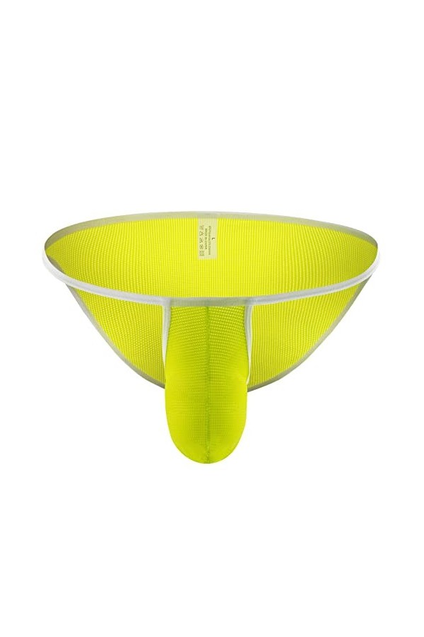 sous-Vêtements en Coton Respirant pour Hommes Slips Hommes sous-Vêtements Sexy Mesh Sheer Panties G String Pouch Ultra Thin U